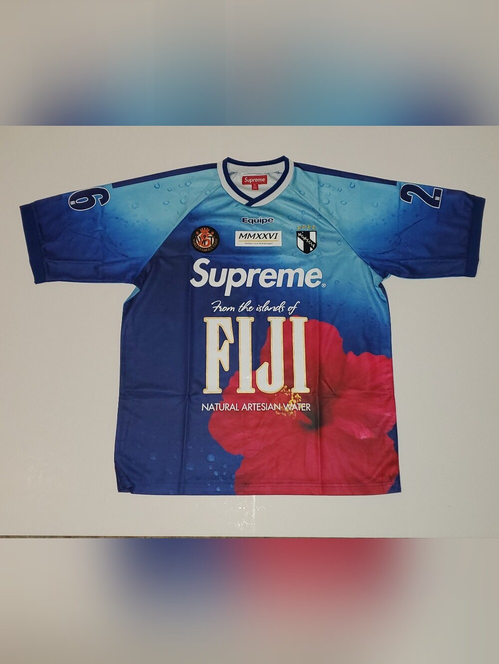 Supreme Fiji Blue & Red Jersey Men's Size Medium